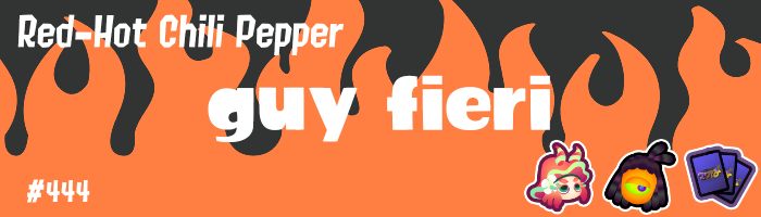 guy fieri: red-hot chili pepper